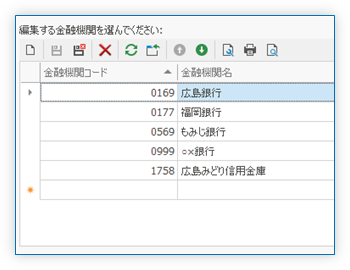 金融機関 一覧